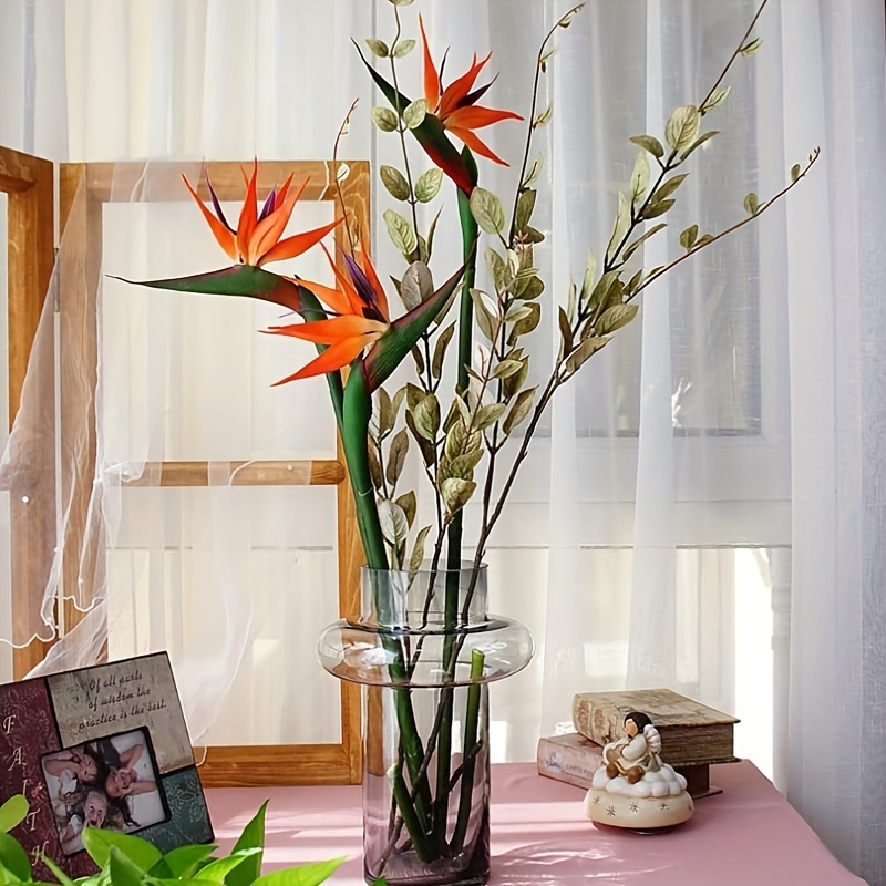 3 قطعة طائر الجنة الاصطناعي ال - مراجعة Bird Paradise Strelitzia وسعره