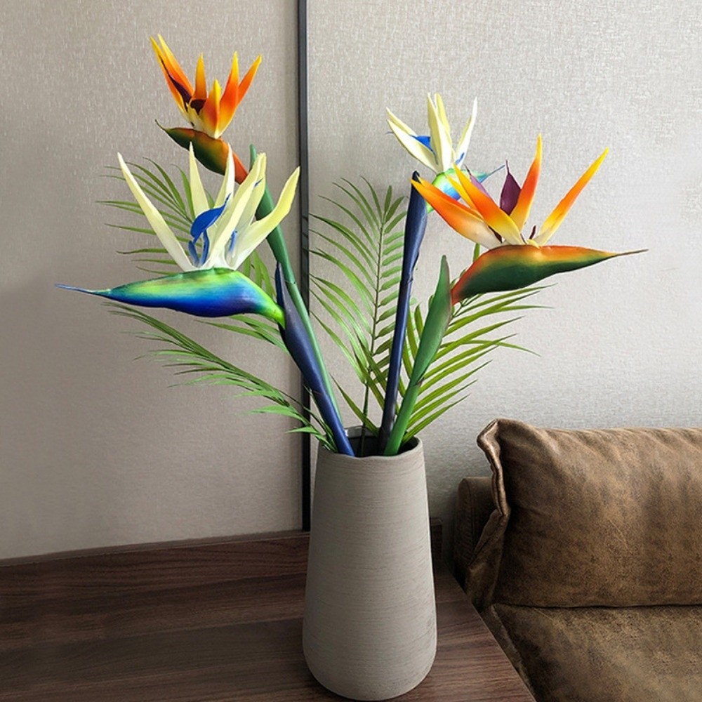 نباتات صناعية طويلة الساق تشبه - مراجعة Bird Paradise Strelitzia وسعره