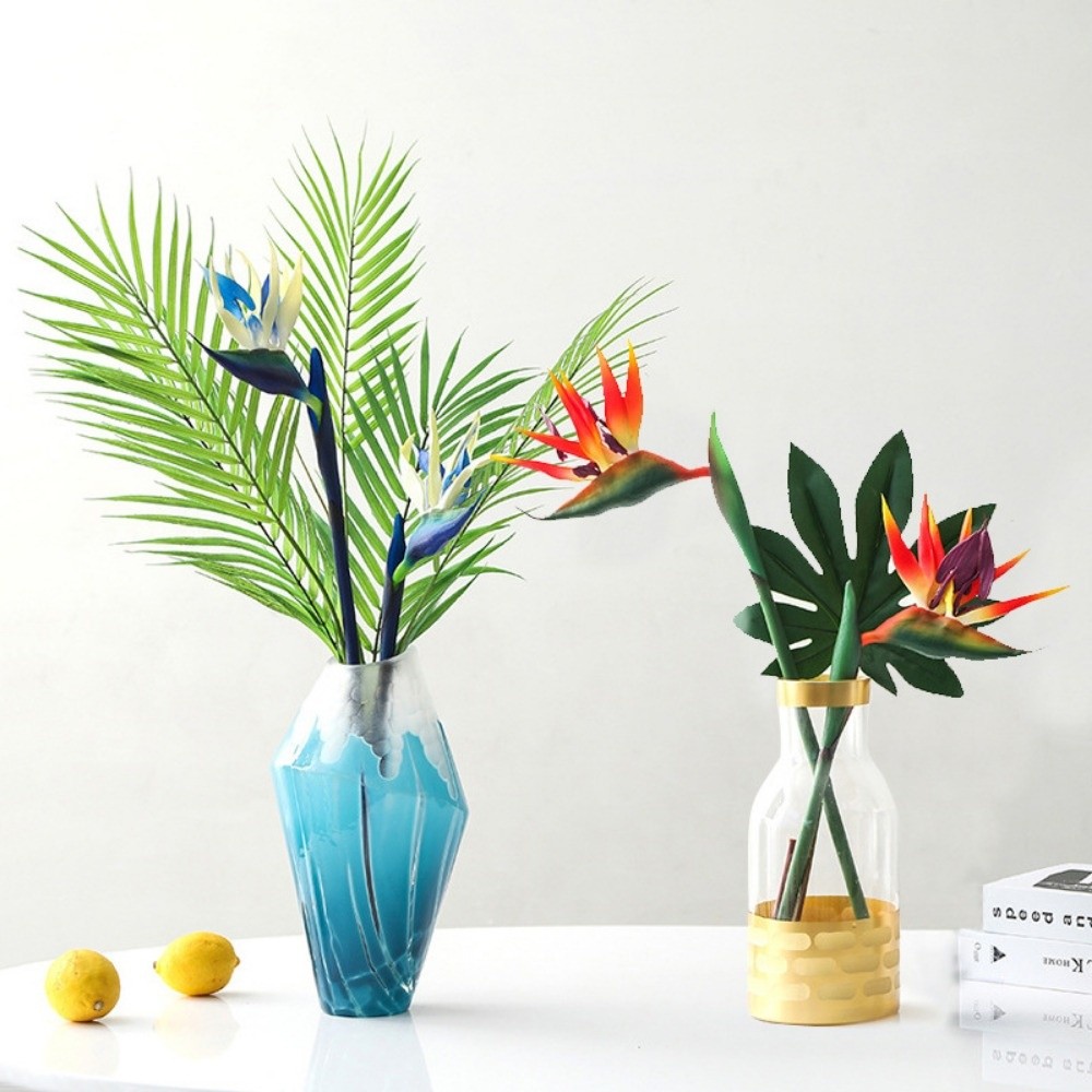 نباتات صناعية طويلة الساق تشبه - مراجعة Bird Paradise Strelitzia وسعره