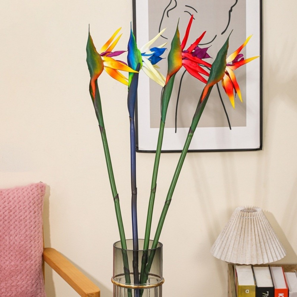 نباتات صناعية طويلة الساق تشبه - مراجعة Bird Paradise Strelitzia وسعره