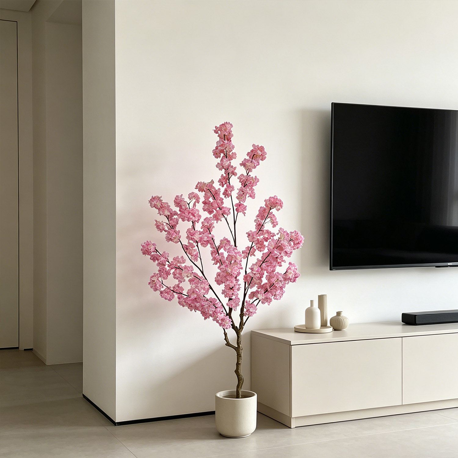 نبات زهور الكرز الاصطناعية بطو - مراجعة Ficus Lyrata Tree وسعره