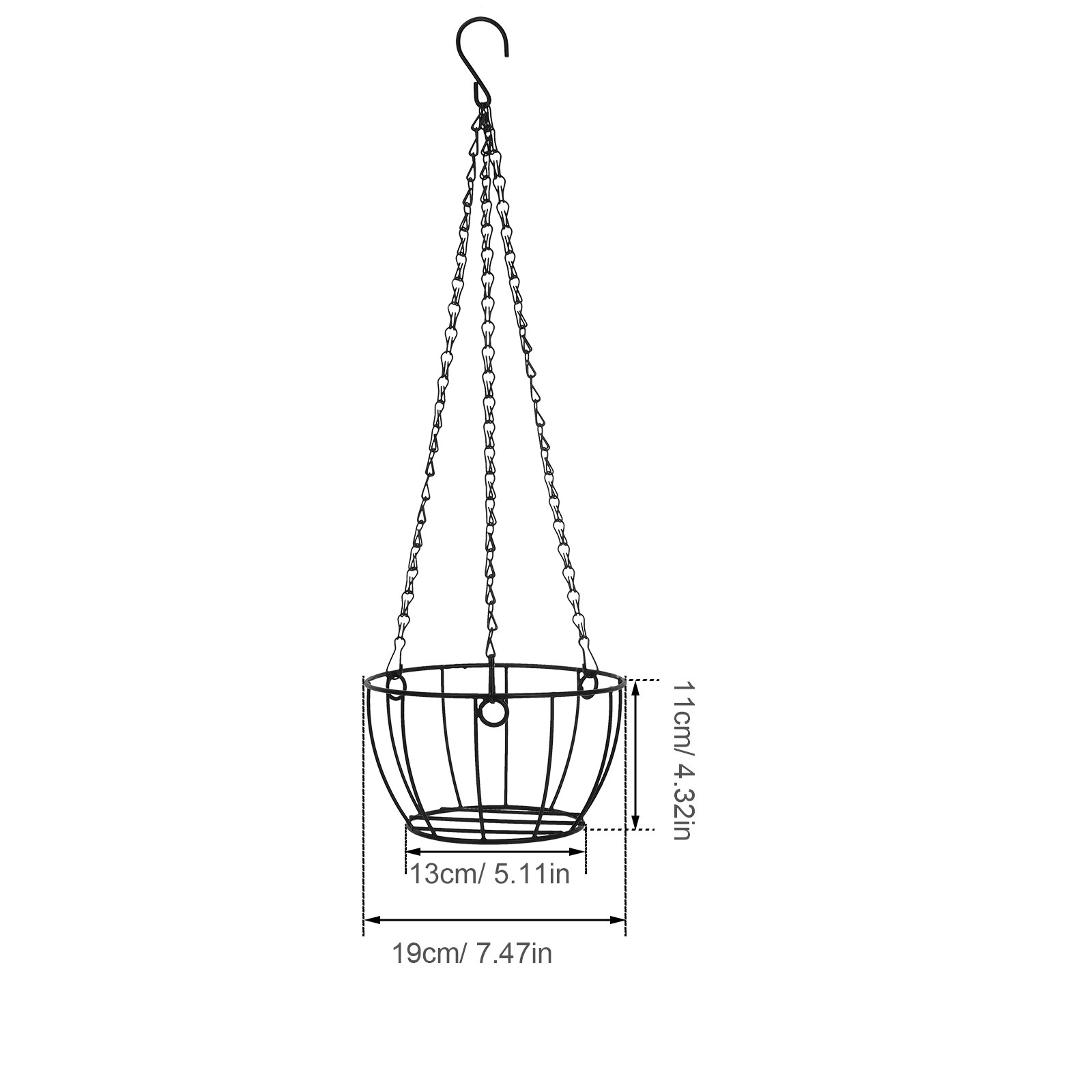 سلة نباتات معلقة من الحديد، وع - مراجعة Spider Plant Hanging وسعره