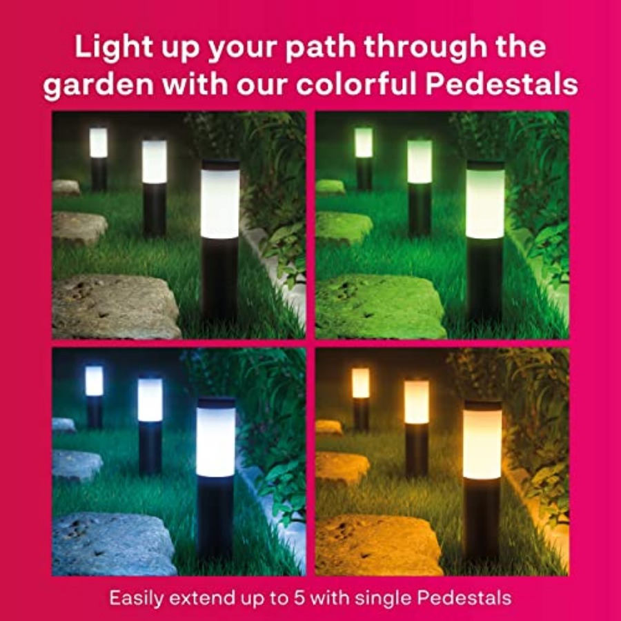 أضواء ذكية خارجية ملونة للممرا - مراجعة Philips Light Hue Color وسعره